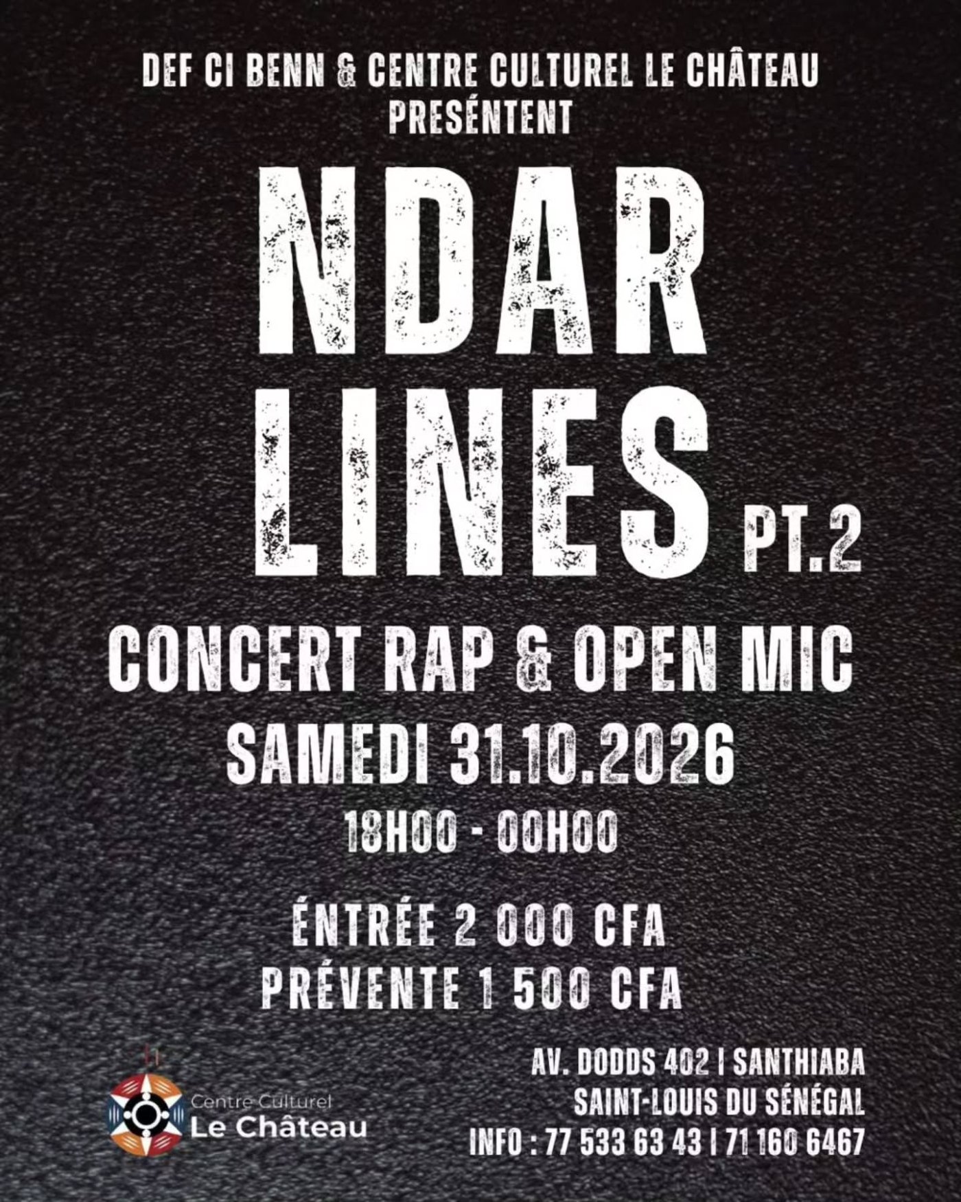 NDAR LINES pt.2 - Concert Rap & Open Mic