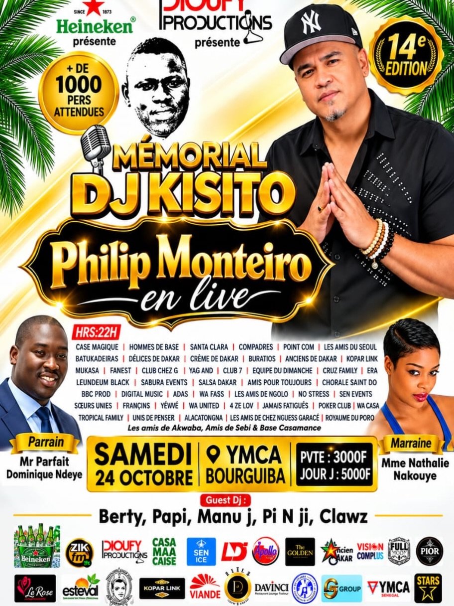 Mémorial DJ Kisito - Philip Monteiro en live