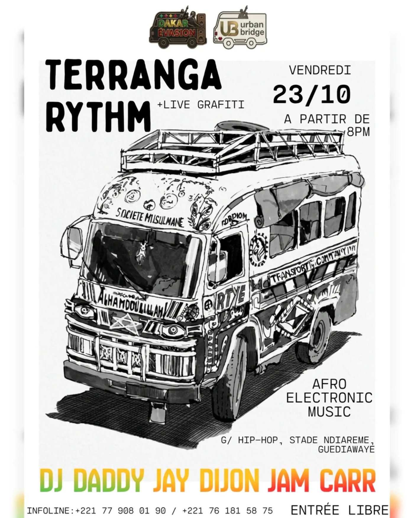 Terranga Rhythm + Live Grafiti