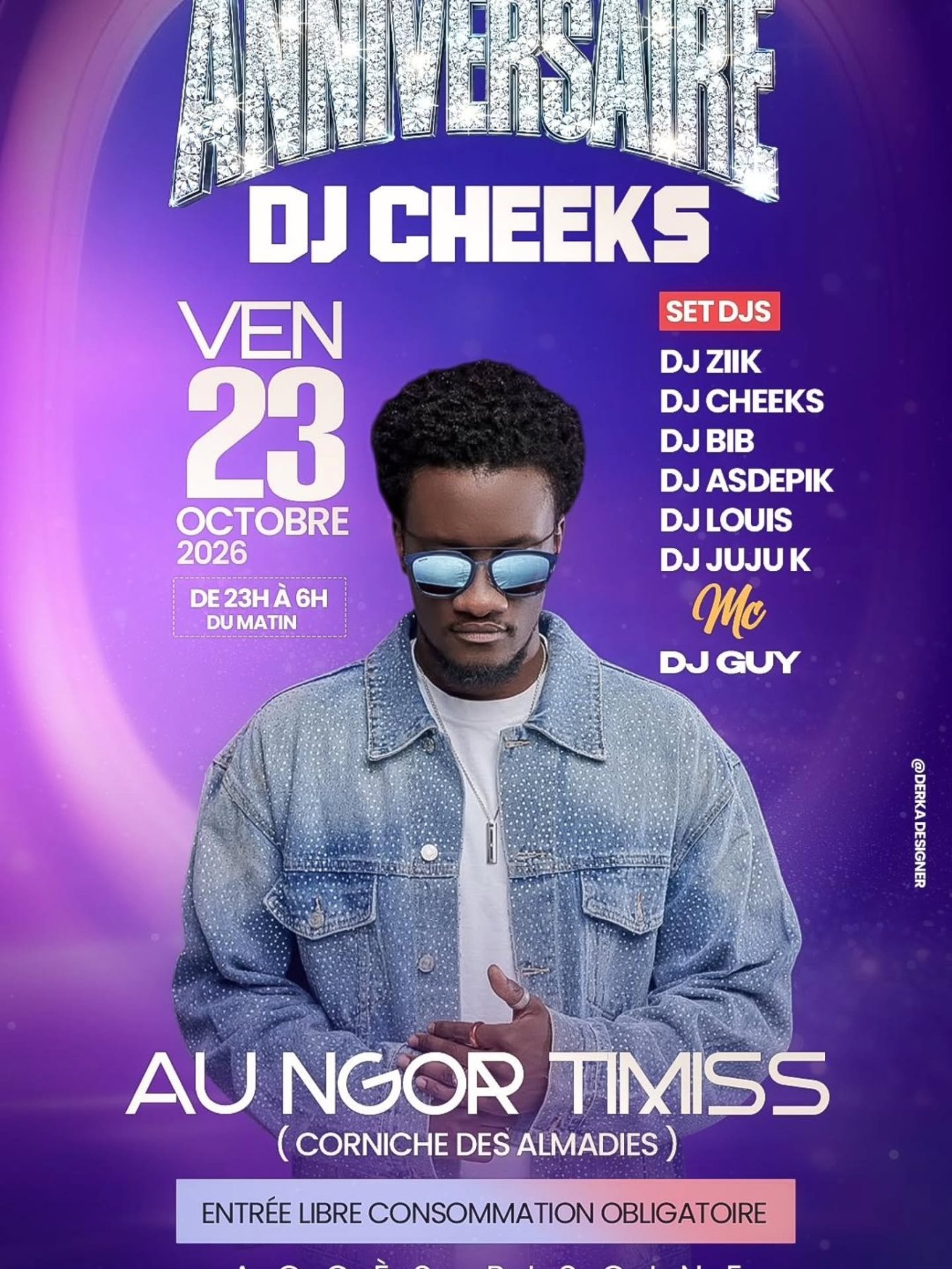 Anniversaire DJ Cheeks