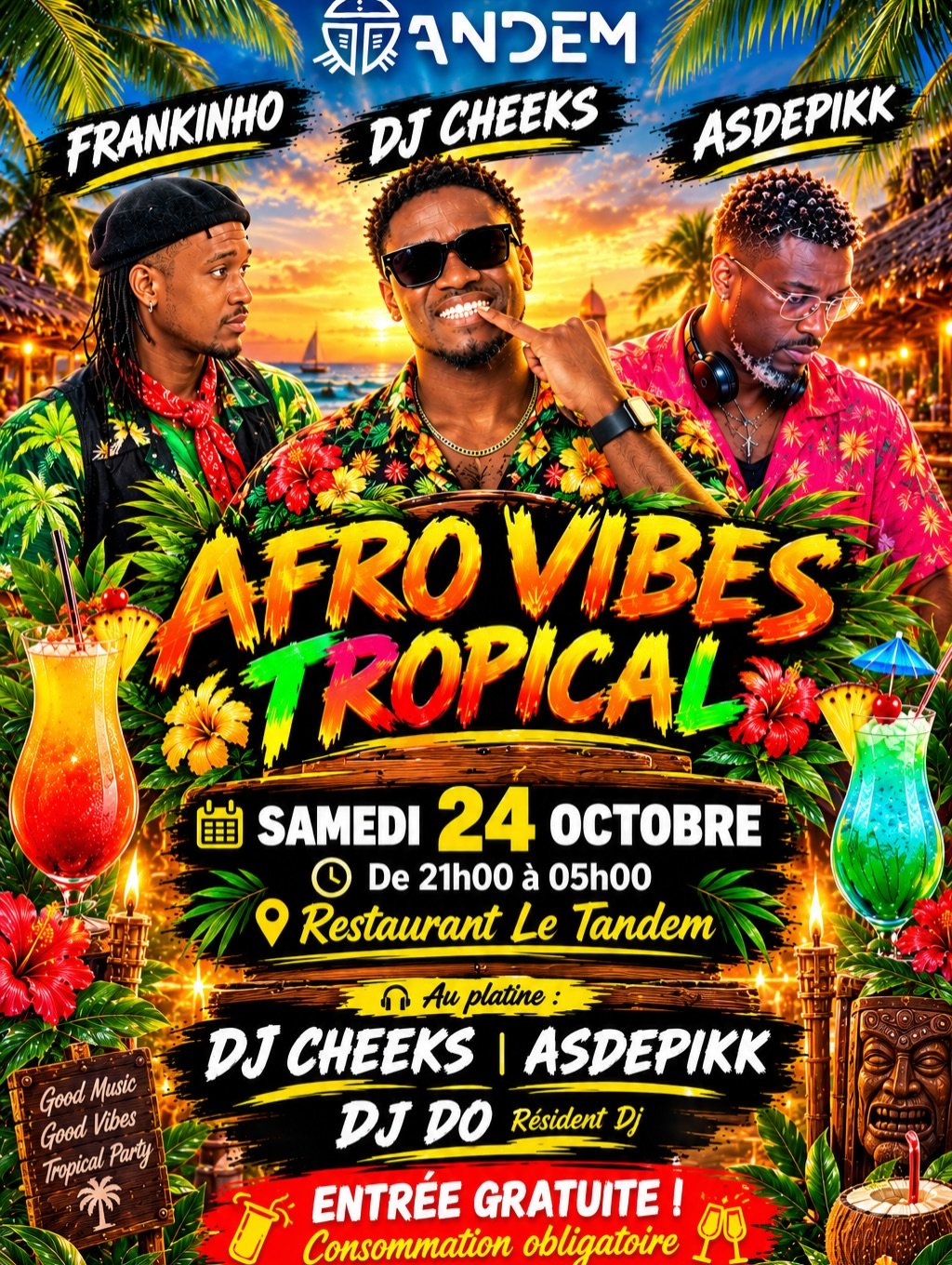 AFRO VIBES TROPICAL