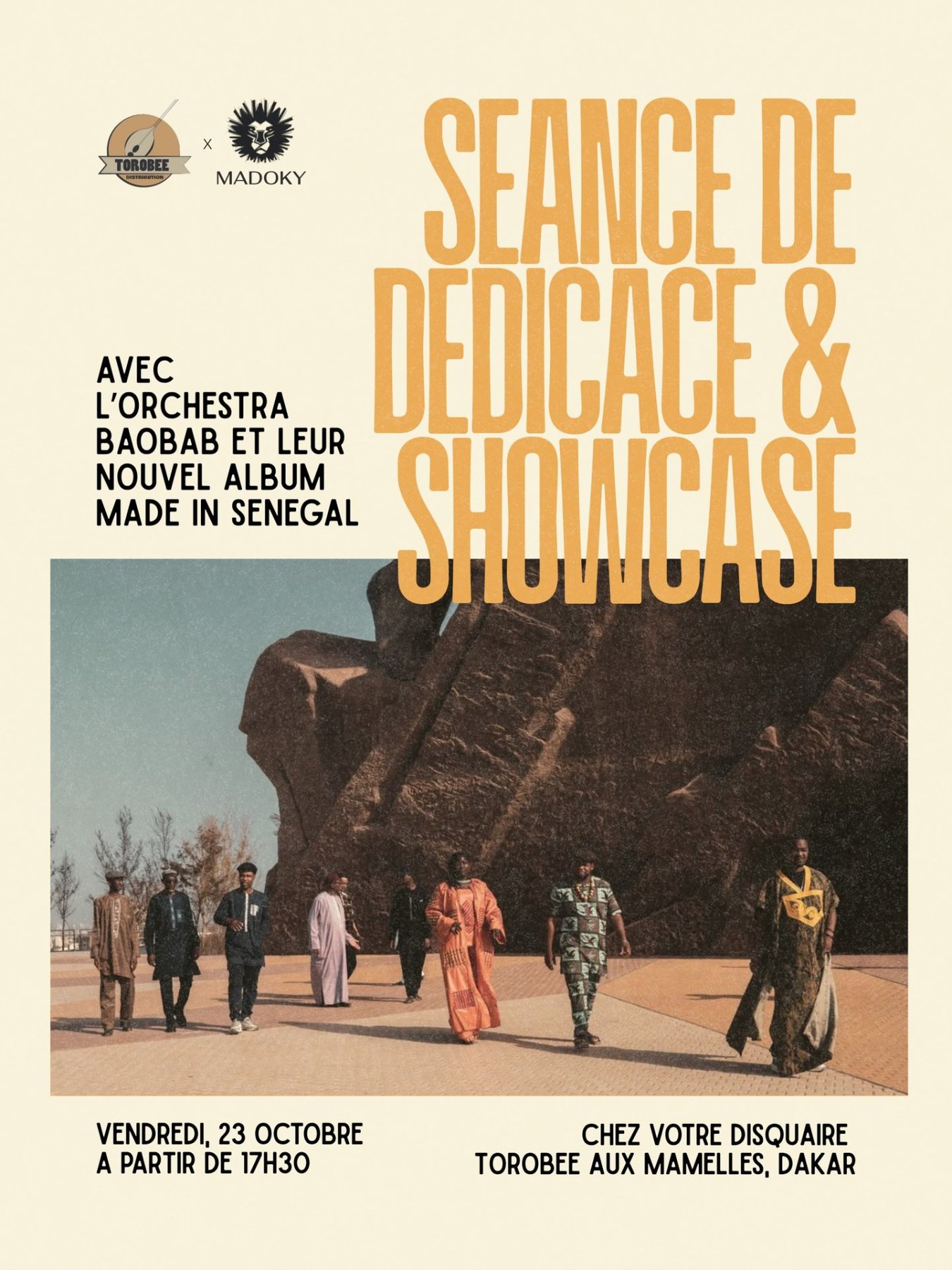 Séance de dédicace & showcase avec Orchestra Baobab - Nouvel album "Made in Senegal"