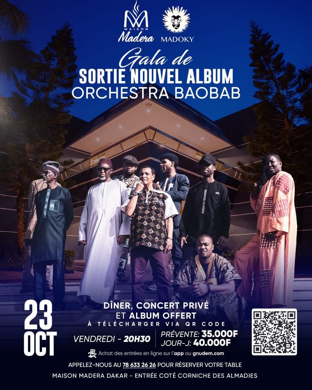 Gala de sortie du nouvel album - Orchestra Baobab
