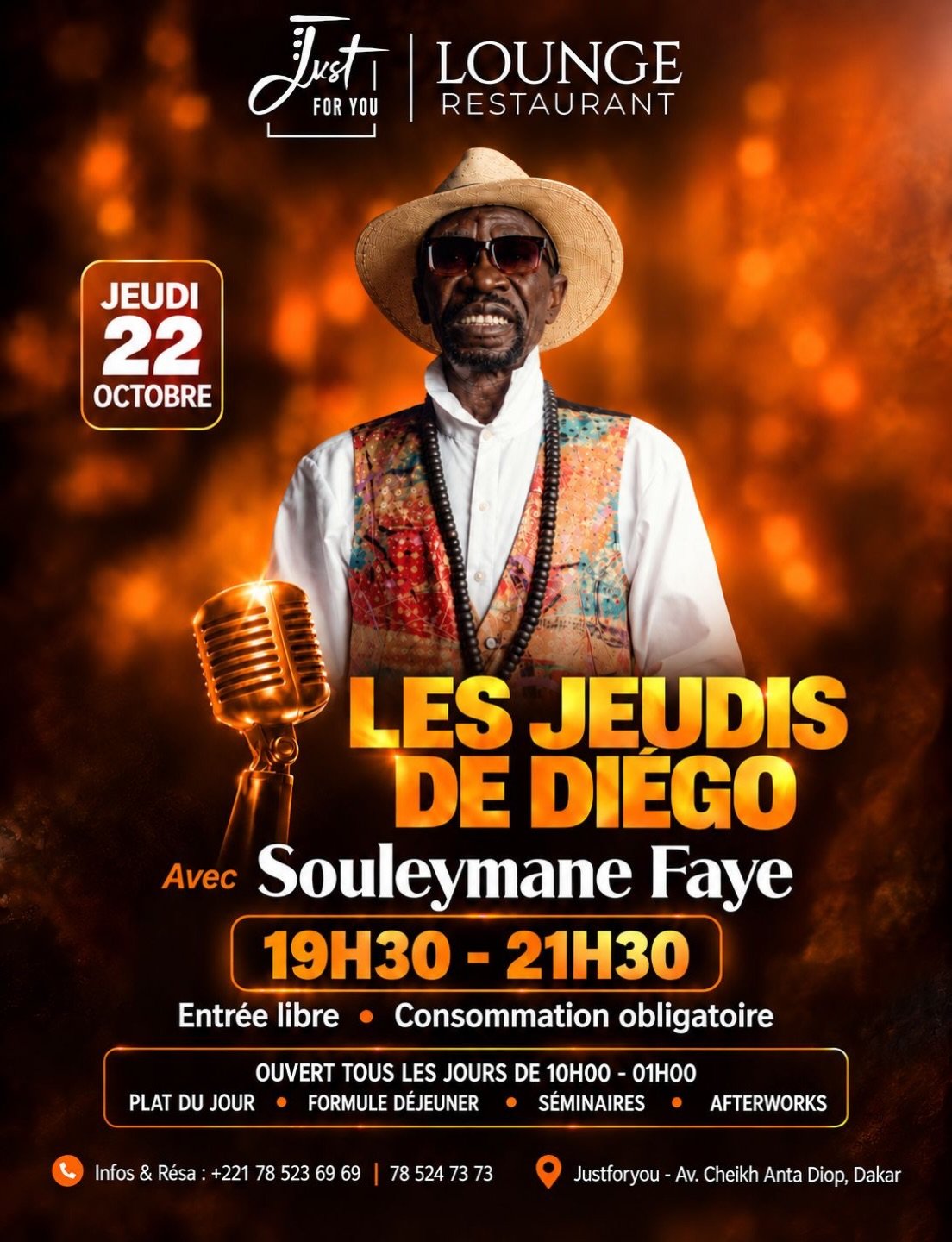 Les Jeudis de Diego avec Souleymane Faye