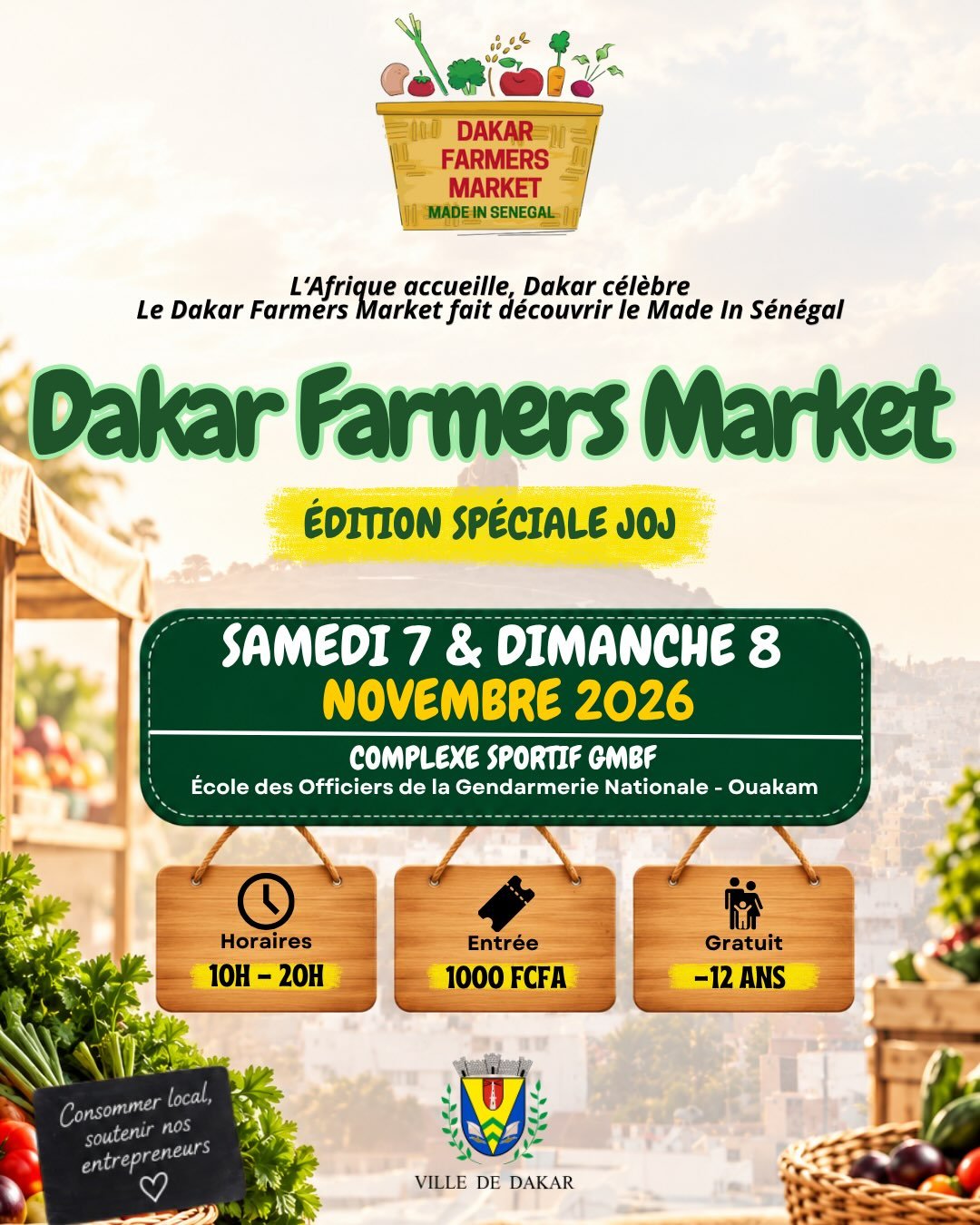 Dakar Farmers Market - Édition Spéciale JOJ