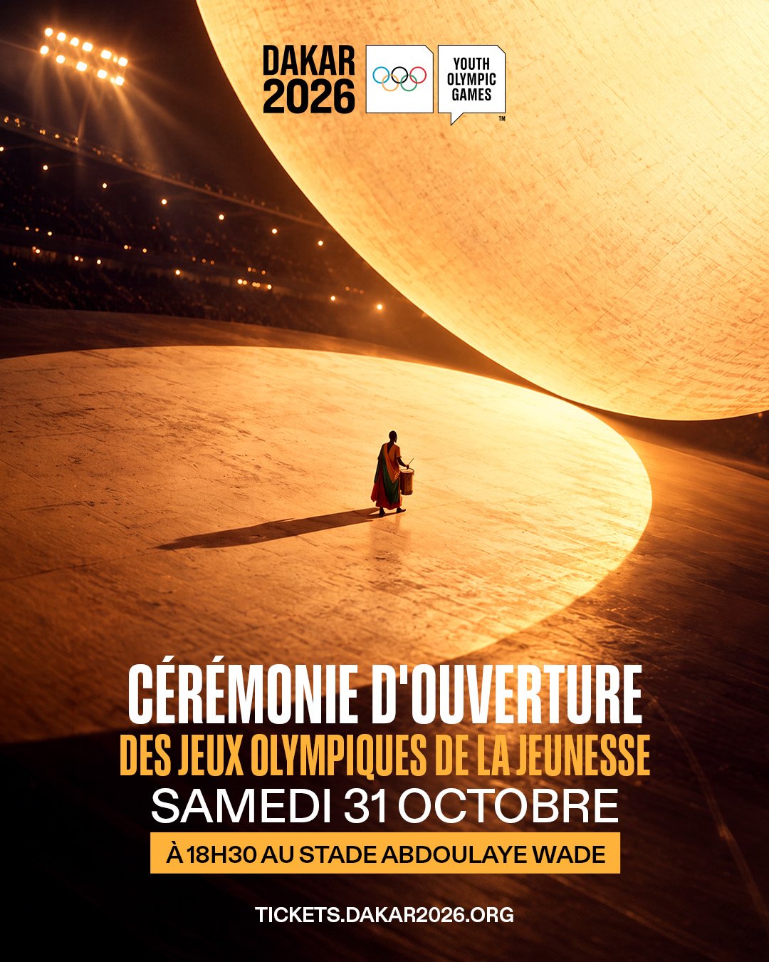 Cérémonie d'ouverture des Jeux Olympiques de la Jeunesse Dakar 2026