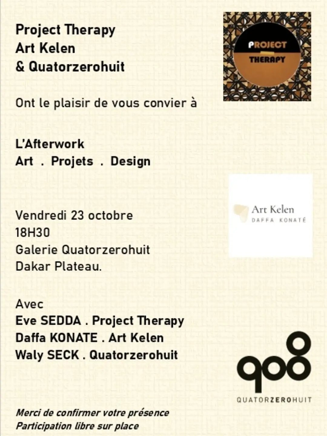L'Afterwork Art . Projets . Design