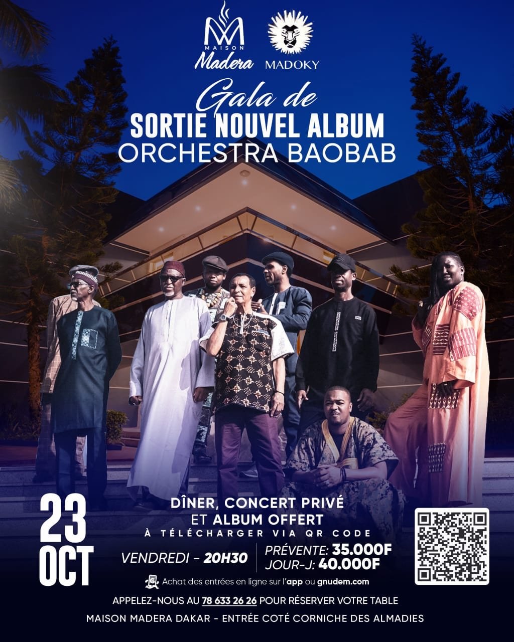 Gala de Sortie Nouvel Album Orchestra Baobab