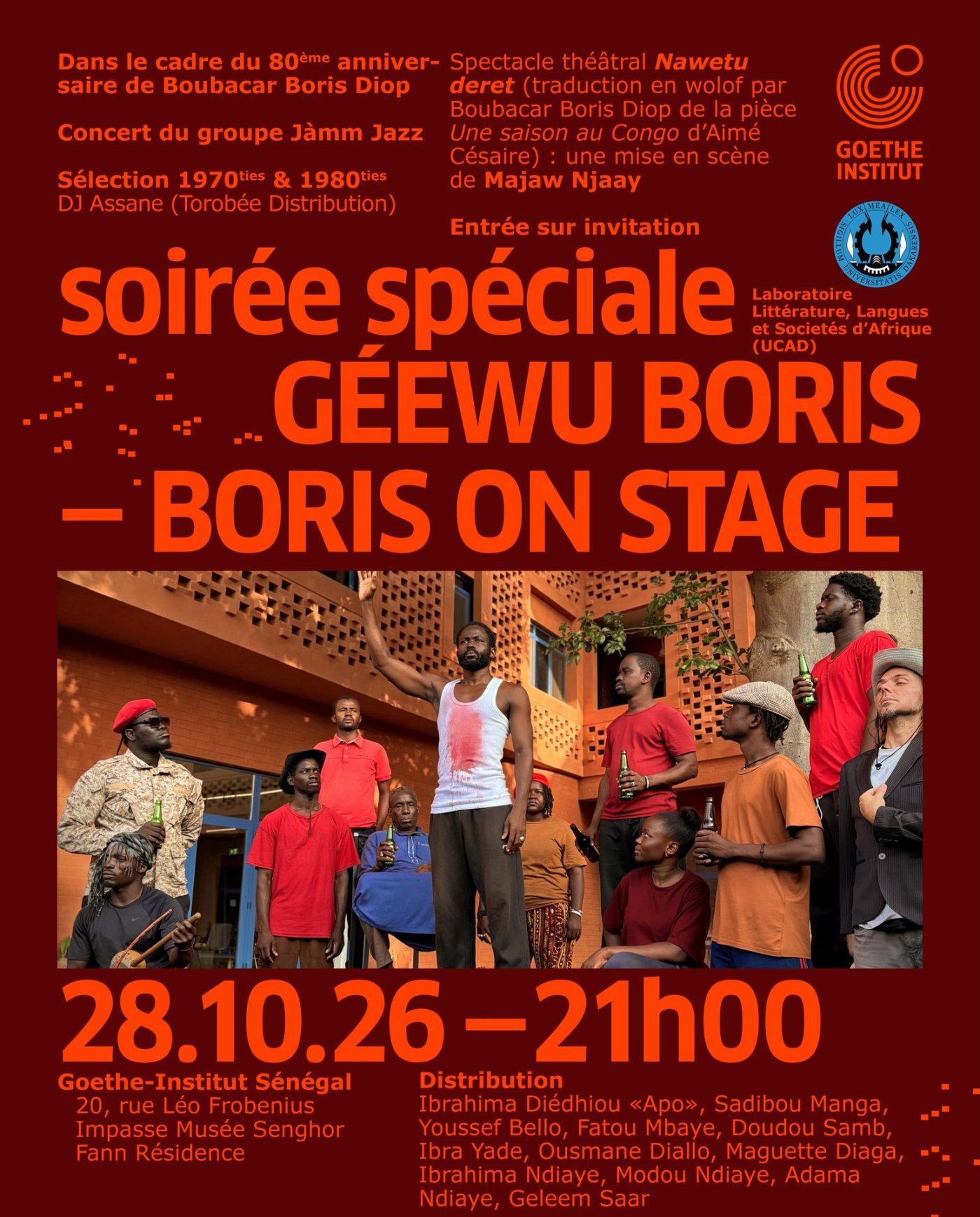 Géewu Boris - Boris On Stage : Spectacle théâtral Nawetu deret