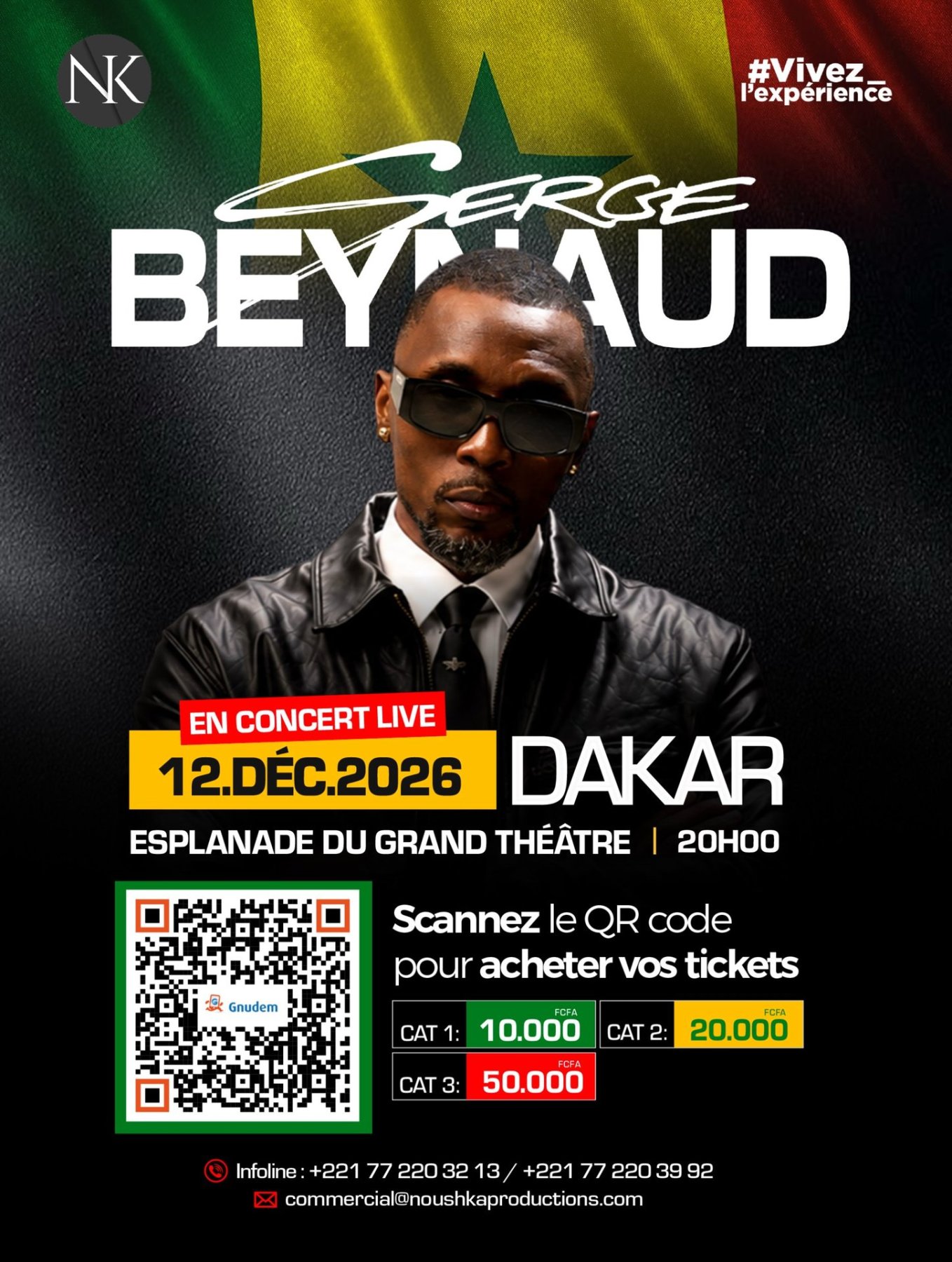 Concert Live de Serge Beynaud