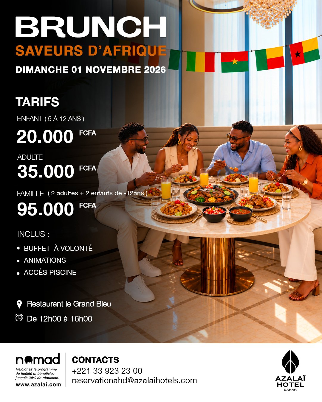 Brunch Saveurs d'Afrique