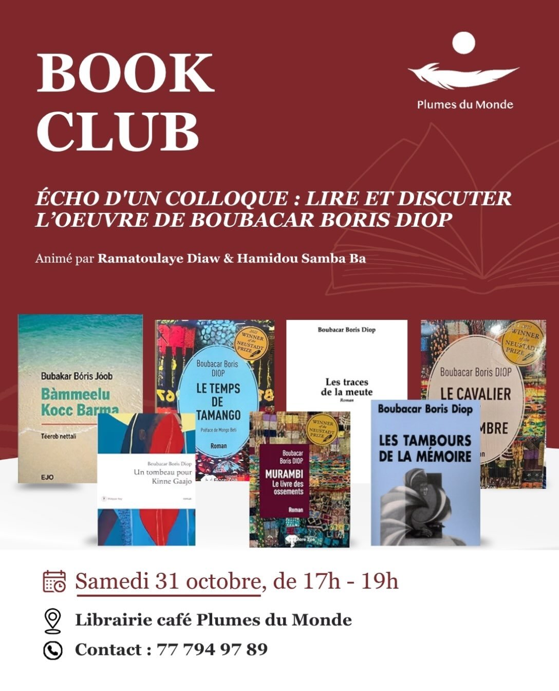 Écho d'un colloque : Lire et discuter l'œuvre de Boubacar Boris Diop