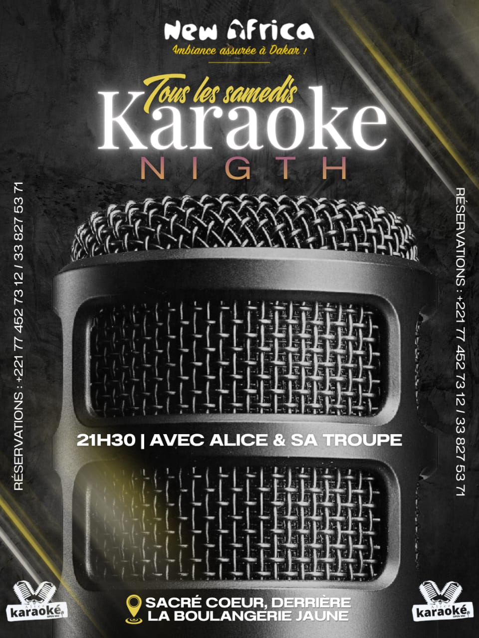 Karaoke Night tous les samedis