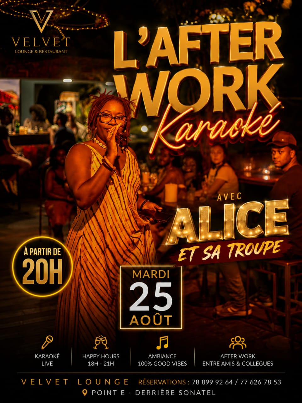 Karaoke le 25 au velvet
